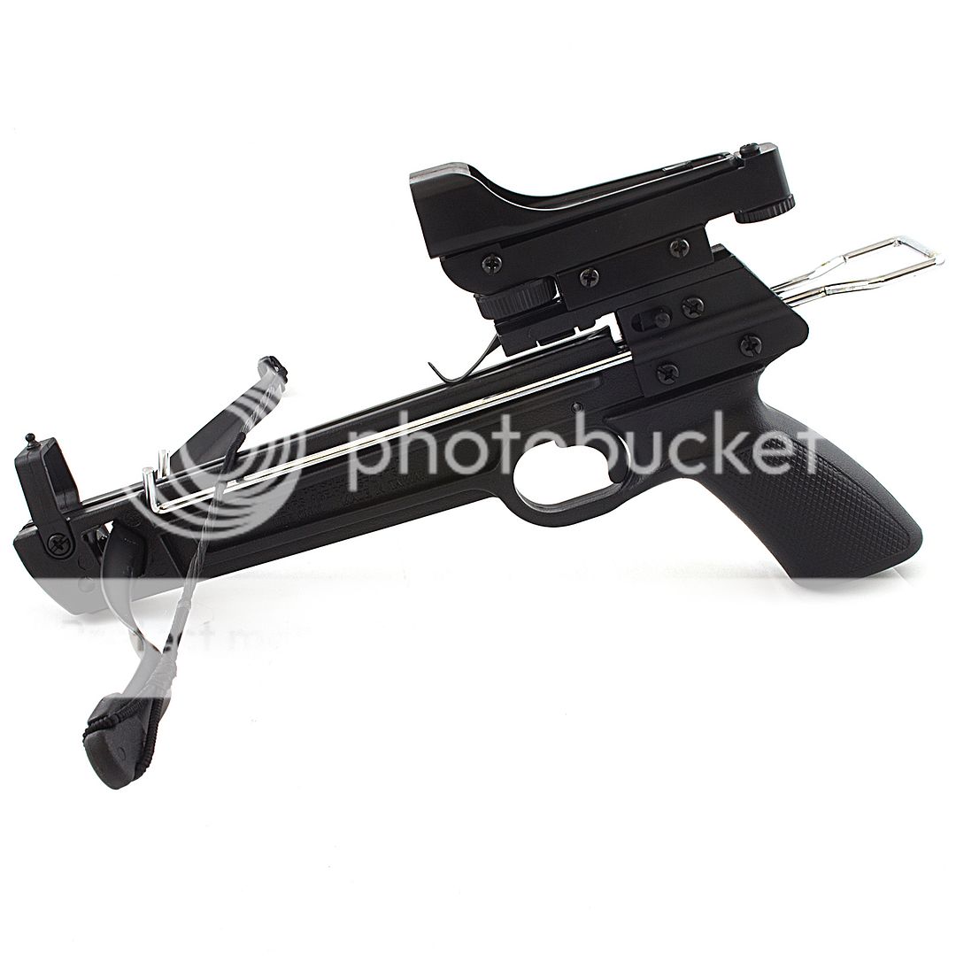 Купить Арбалет Man Kung Mini Crossbow 50 LB MINI PISTOL GRIP CROSSBOW w/red DOT SCOPE & 15